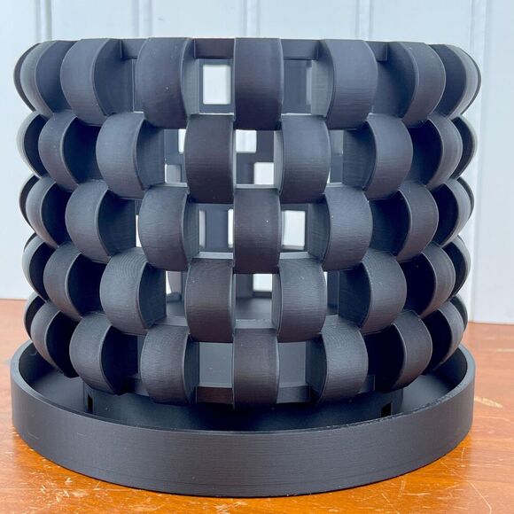 The Sinol Orchid Planter Pot with Drainage Tray, Modern Unique - Picture 7 of 9